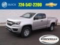 2015 Silver Ice Metallic Chevrolet Colorado WT Extended Cab 4WD  photo #1