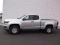 2015 Silver Ice Metallic Chevrolet Colorado WT Extended Cab 4WD  photo #2