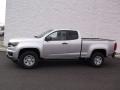 Silver Ice Metallic 2015 Chevrolet Colorado WT Extended Cab 4WD Exterior