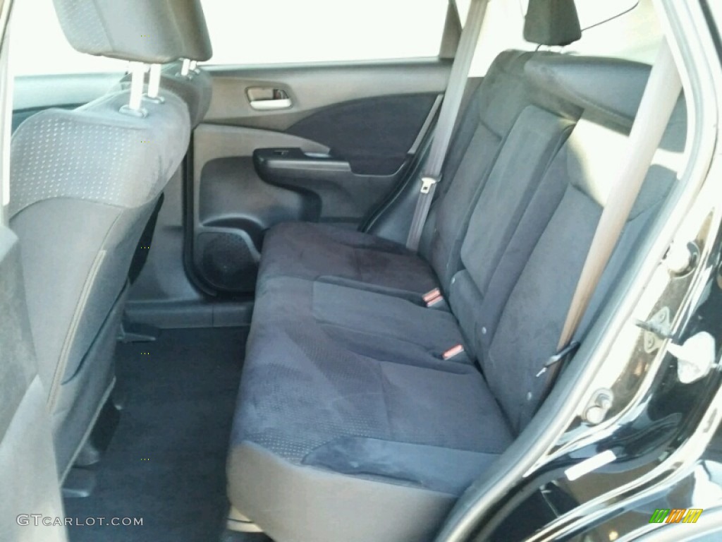2012 CR-V EX 4WD - Crystal Black Pearl / Black photo #11