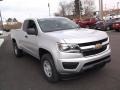 Silver Ice Metallic 2015 Chevrolet Colorado WT Extended Cab 4WD Exterior