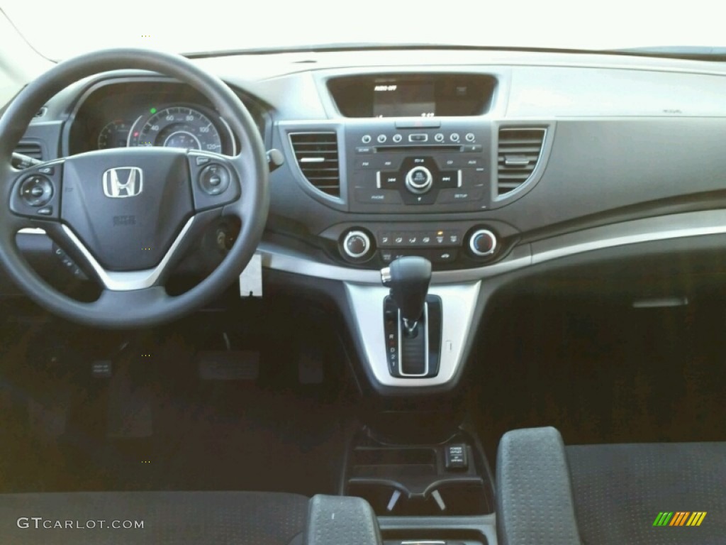 2012 CR-V EX 4WD - Crystal Black Pearl / Black photo #13