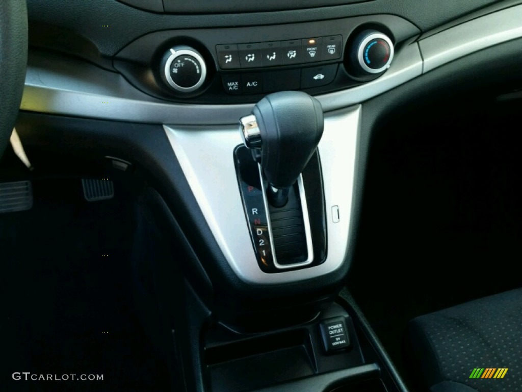 2012 CR-V EX 4WD - Crystal Black Pearl / Black photo #18