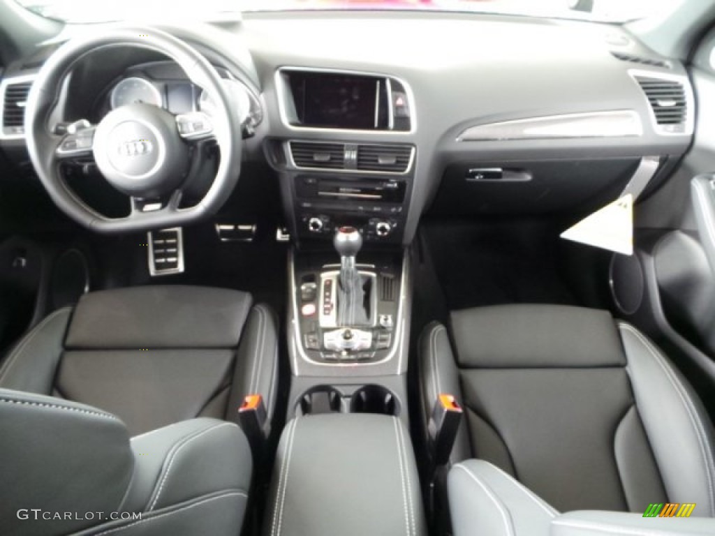 2015 Audi SQ5 Prestige 3.0 TFSI quattro Black Dashboard Photo #99333586
