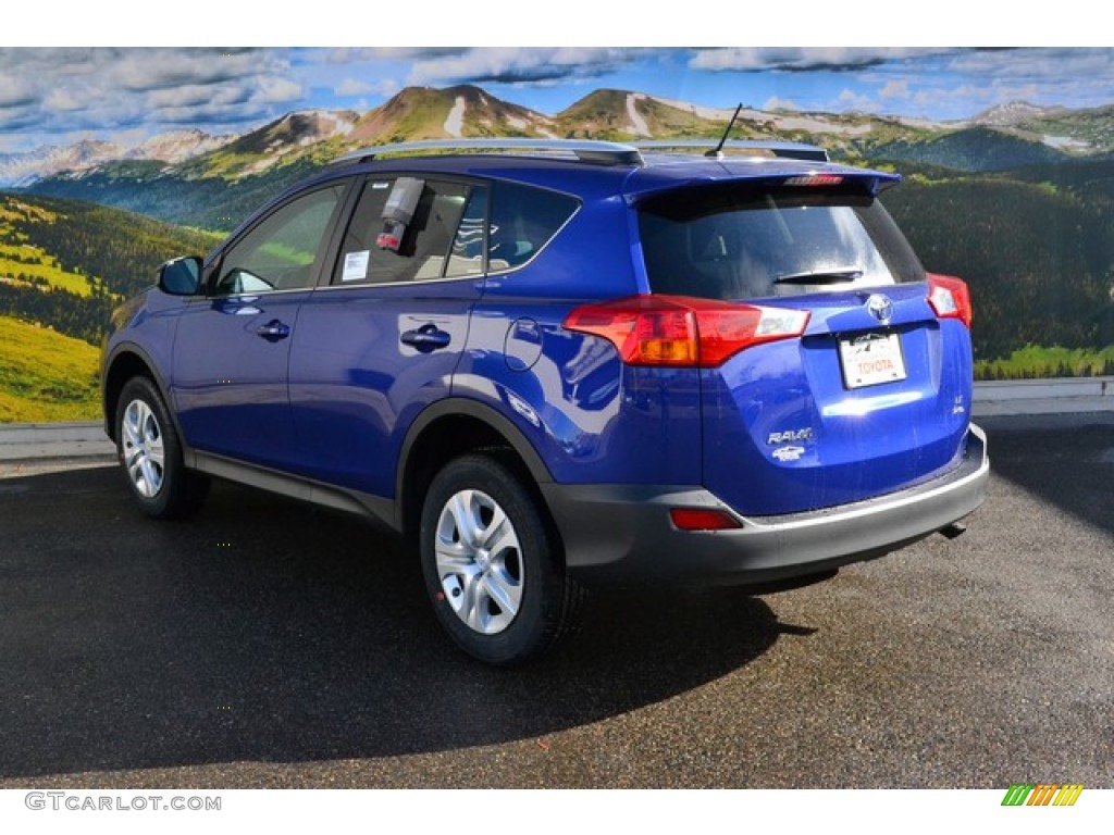 2015 RAV4 LE AWD - Blue Crush Metallic / Black photo #3