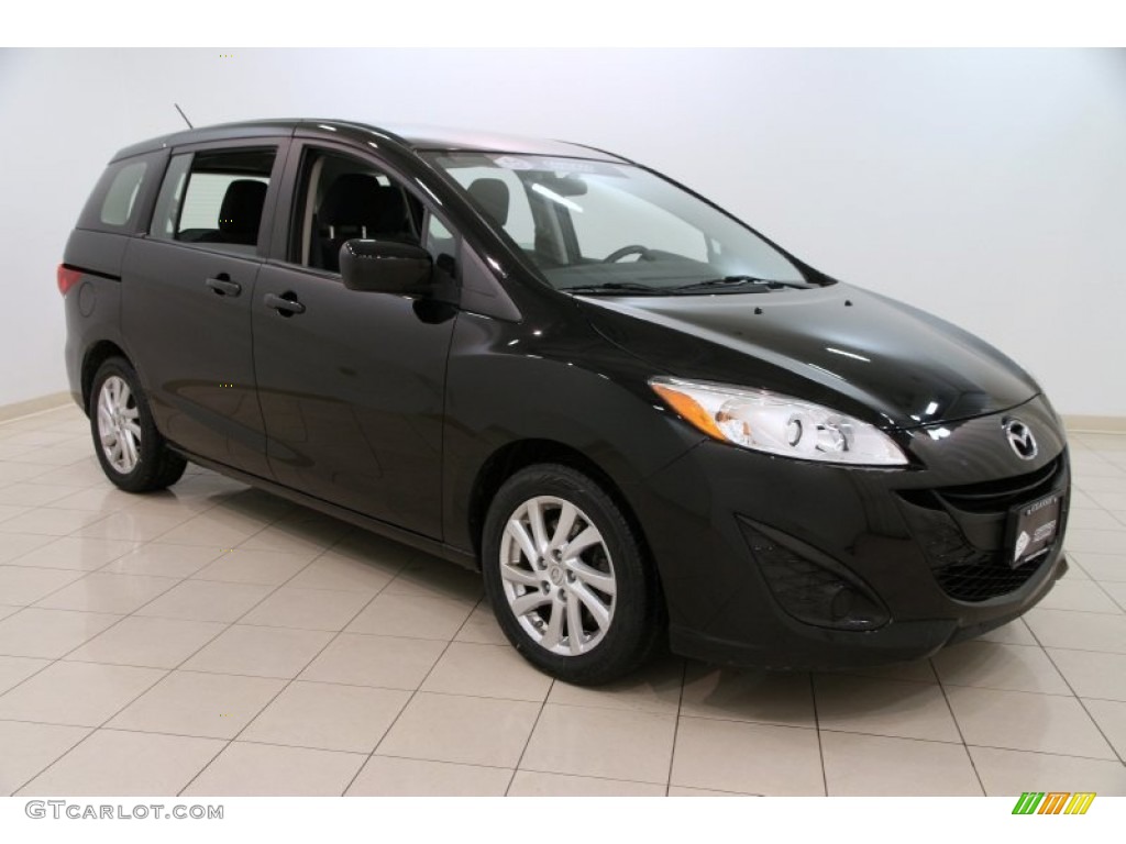2012 MAZDA5 Sport - Brilliant Black / Black photo #1