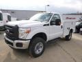 Oxford White - F350 Super Duty XL Regular Cab 4x4 Utility Photo No. 2
