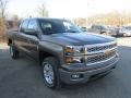 Front 3/4 View of 2015 Silverado 1500 LT Double Cab 4x4