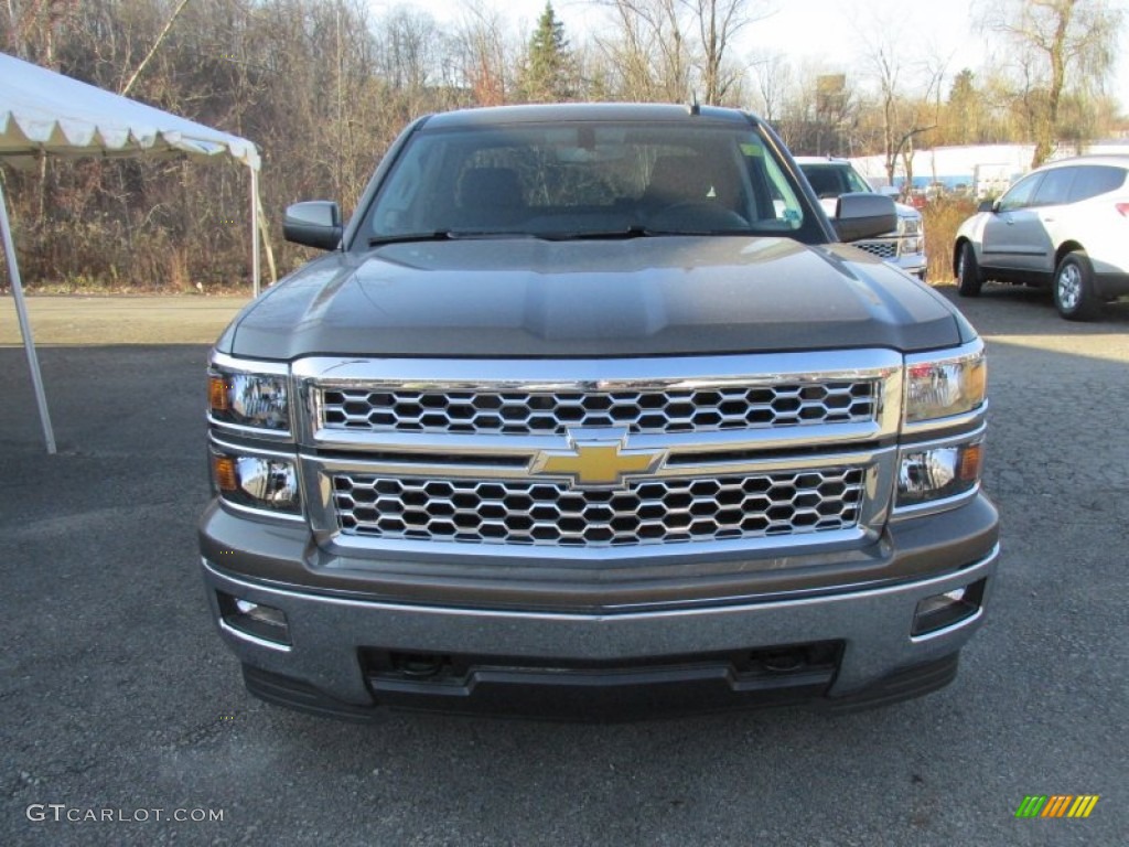 2015 Silverado 1500 LT Double Cab 4x4 - Brownstone Metallic / Jet Black photo #9