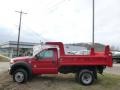 2015 Vermillion Red Ford F550 Super Duty XL Regular Cab 4x4 Dump Truck #99326963