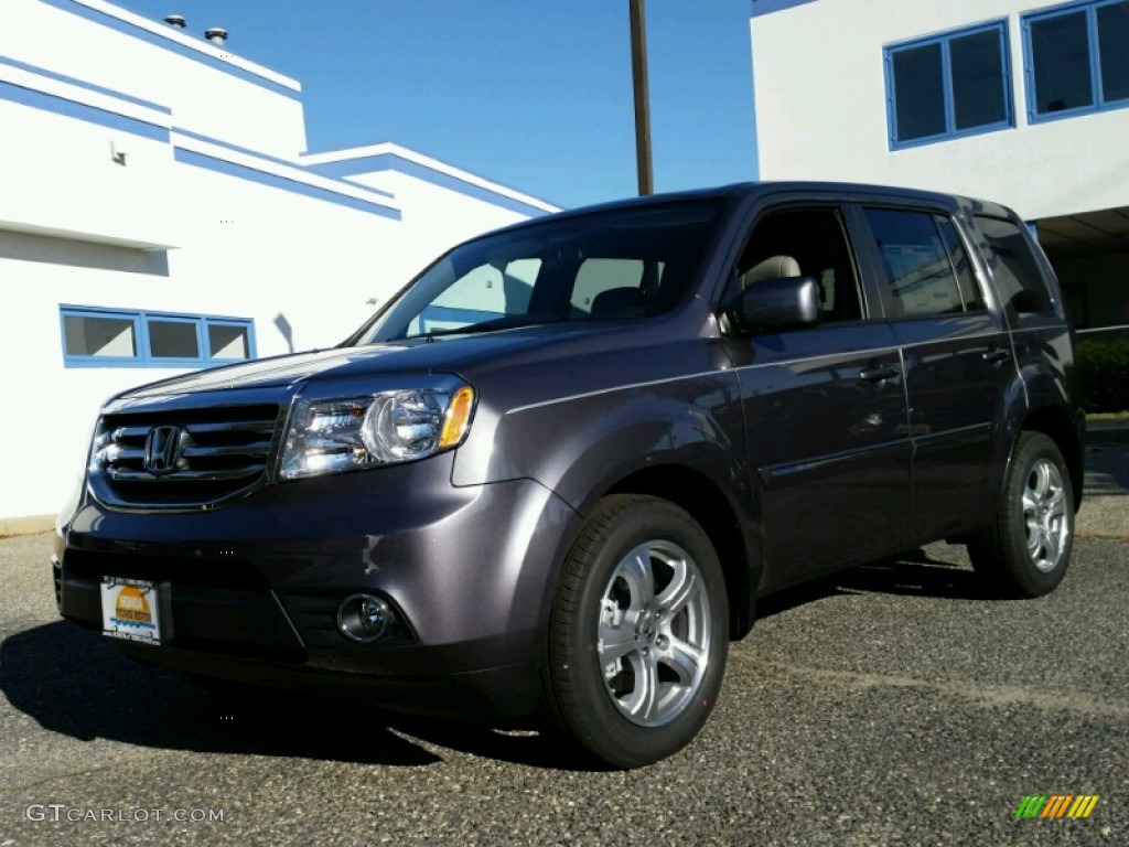 2015 Pilot EX 4WD - Modern Steel Metallic / Gray photo #1