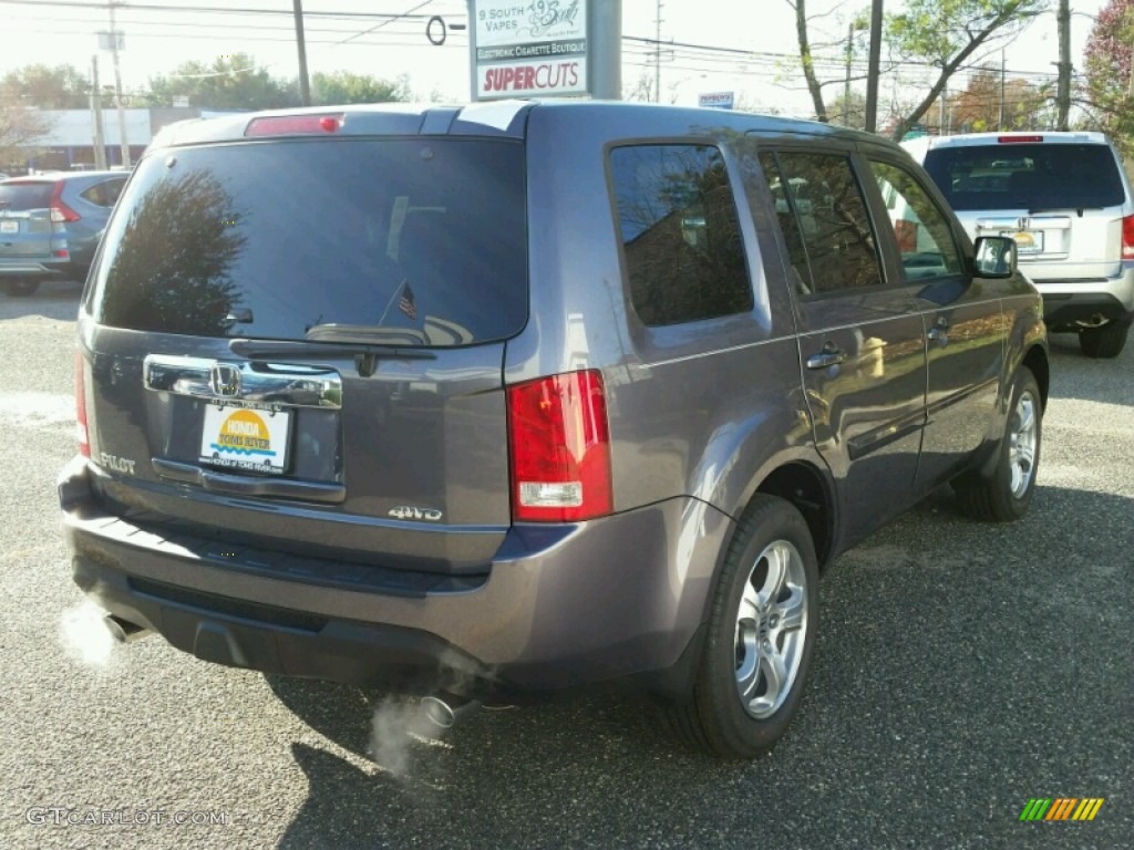 2015 Pilot EX 4WD - Modern Steel Metallic / Gray photo #2