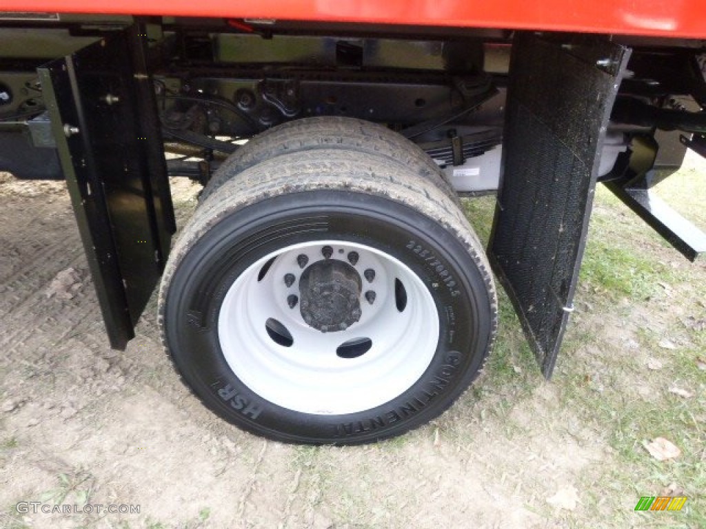 2015 F550 Super Duty XL Regular Cab 4x4 Dump Truck - Vermillion Red / Steel photo #9