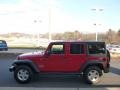 2012 Flame Red Jeep Wrangler Unlimited Sport 4x4  photo #5