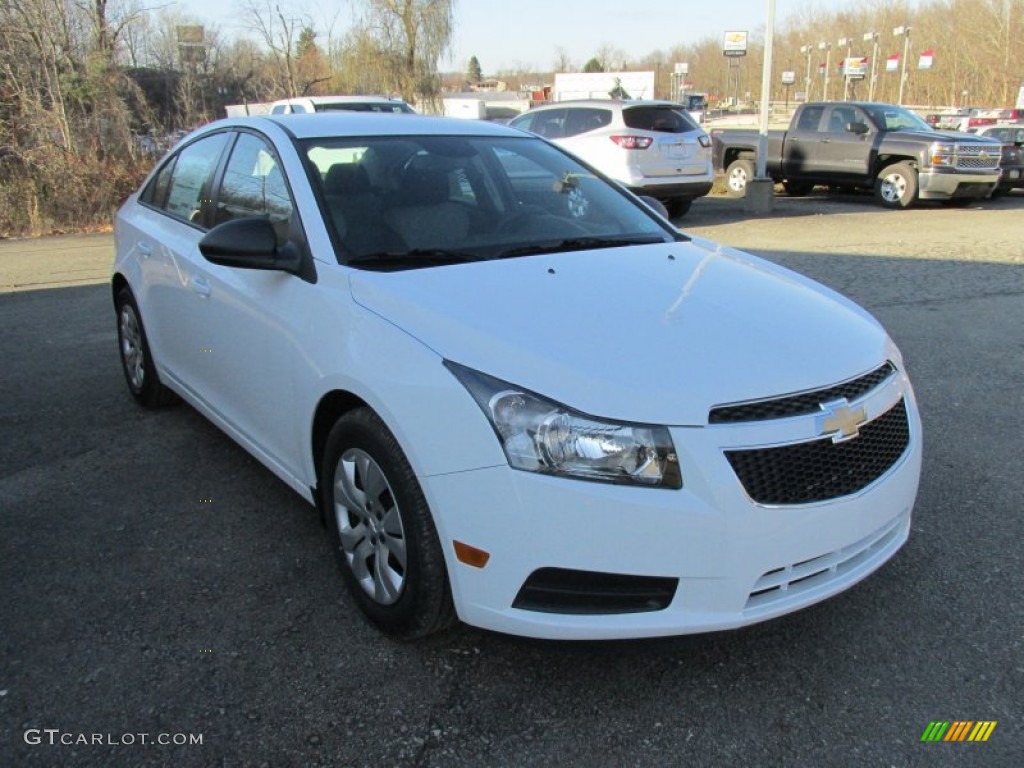 2014 Cruze LS - Summit White / Jet Black/Medium Titanium photo #6