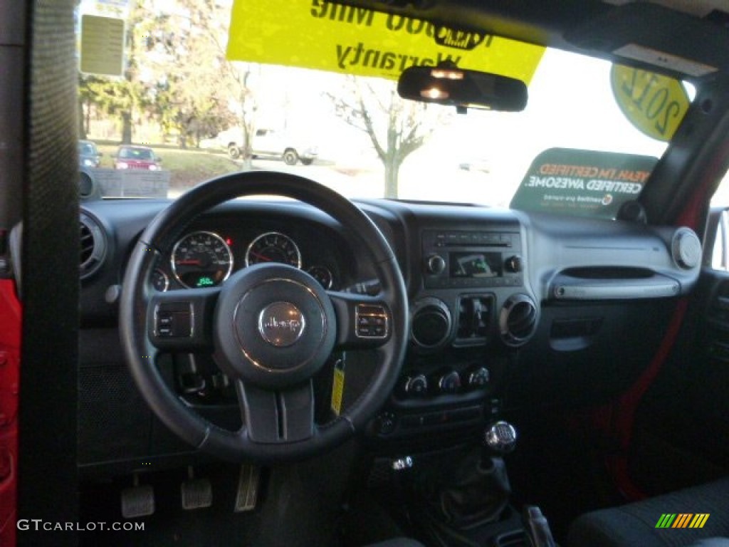 2012 Wrangler Unlimited Sport 4x4 - Flame Red / Black photo #14