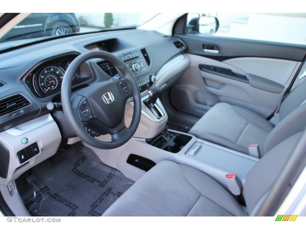 Gray Interior 2014 Honda CR-V LX AWD Photo #99337285