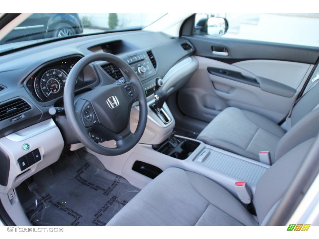 2014 CR-V LX AWD - Alabaster Silver Metallic / Gray photo #11