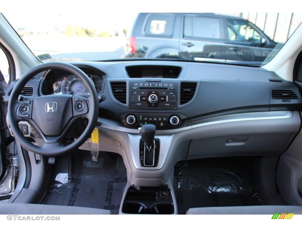 2014 CR-V LX AWD - Alabaster Silver Metallic / Gray photo #13