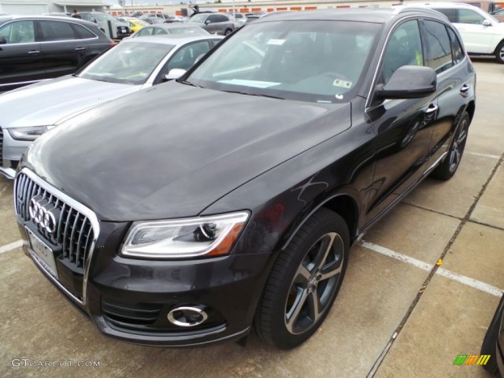 Lava Gray Metallic 2015 Audi Q5 3.0 TDI Premium Plus quattro Exterior Photo #99337666