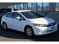 Taffeta White - Civic LX Sedan Photo No. 3