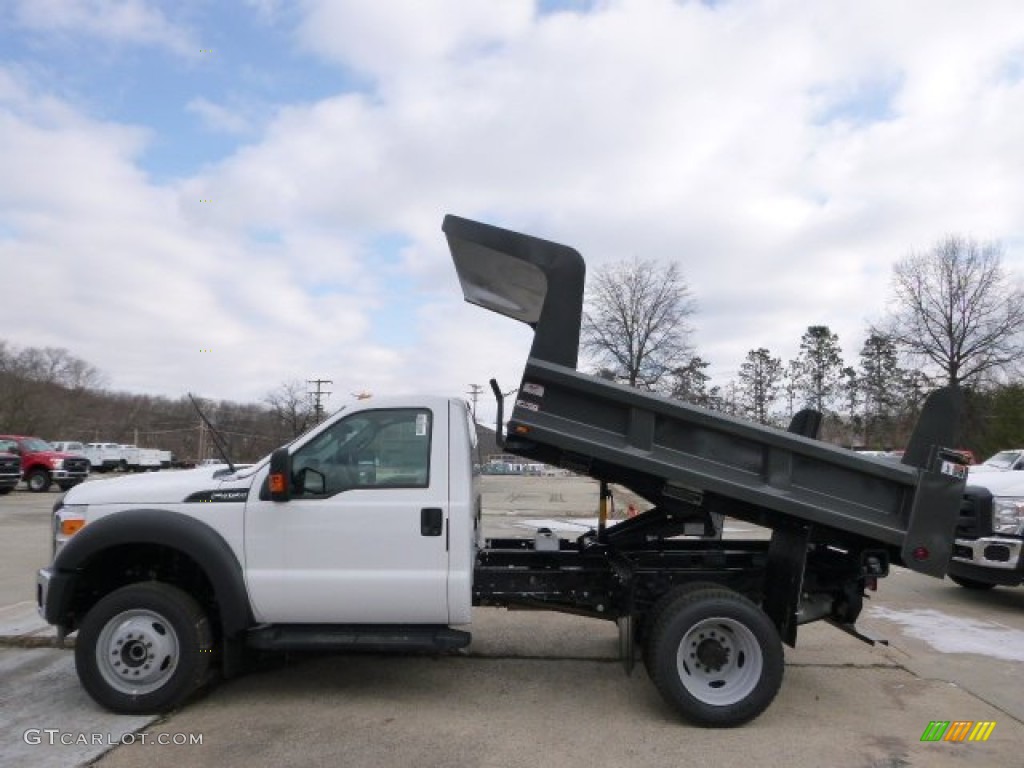 Oxford White 2015 Ford F450 Super Duty XL Regular Cab Dump Truck Exterior Photo #99337936