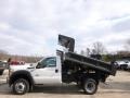 Oxford White 2015 Ford F550 Super Duty XL Regular Cab 4x4 Dump Truck