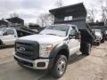 Oxford White - F550 Super Duty XL Regular Cab 4x4 Dump Truck Photo No. 2