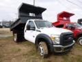 Oxford White - F450 Super Duty XL Regular Cab Dump Truck 4x4 Photo No. 4