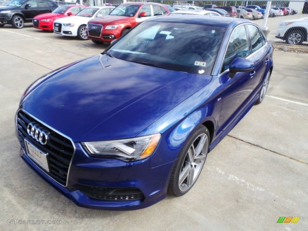 Scuba Blue Metallic 2015 Audi A3 2.0 Prestige quattro Exterior Photo #99340060