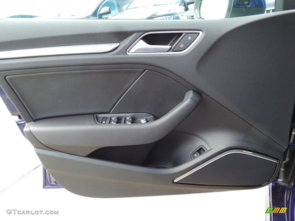 2015 Audi A3 2.0 Prestige quattro Black Door Panel Photo #99340229