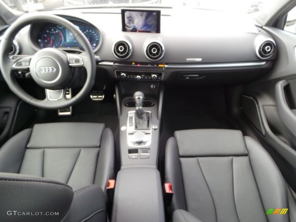 2015 Audi A3 2.0 Prestige quattro Black Dashboard Photo #99340589