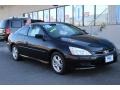 2007 Nighthawk Black Pearl Honda Accord EX-L Coupe  photo #3