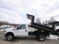 Oxford White 2015 Ford F350 Super Duty XL Regular Cab 4x4 Dump Truck