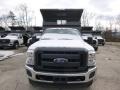 Oxford White - F350 Super Duty XL Regular Cab 4x4 Dump Truck Photo No. 3