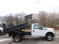 Oxford White - F350 Super Duty XL Regular Cab 4x4 Dump Truck Photo No. 5