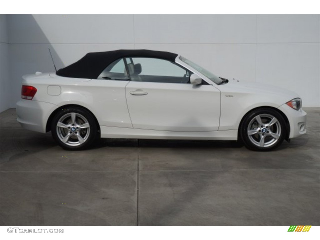 2012 1 Series 128i Convertible - Alpine White / Oyster photo #2