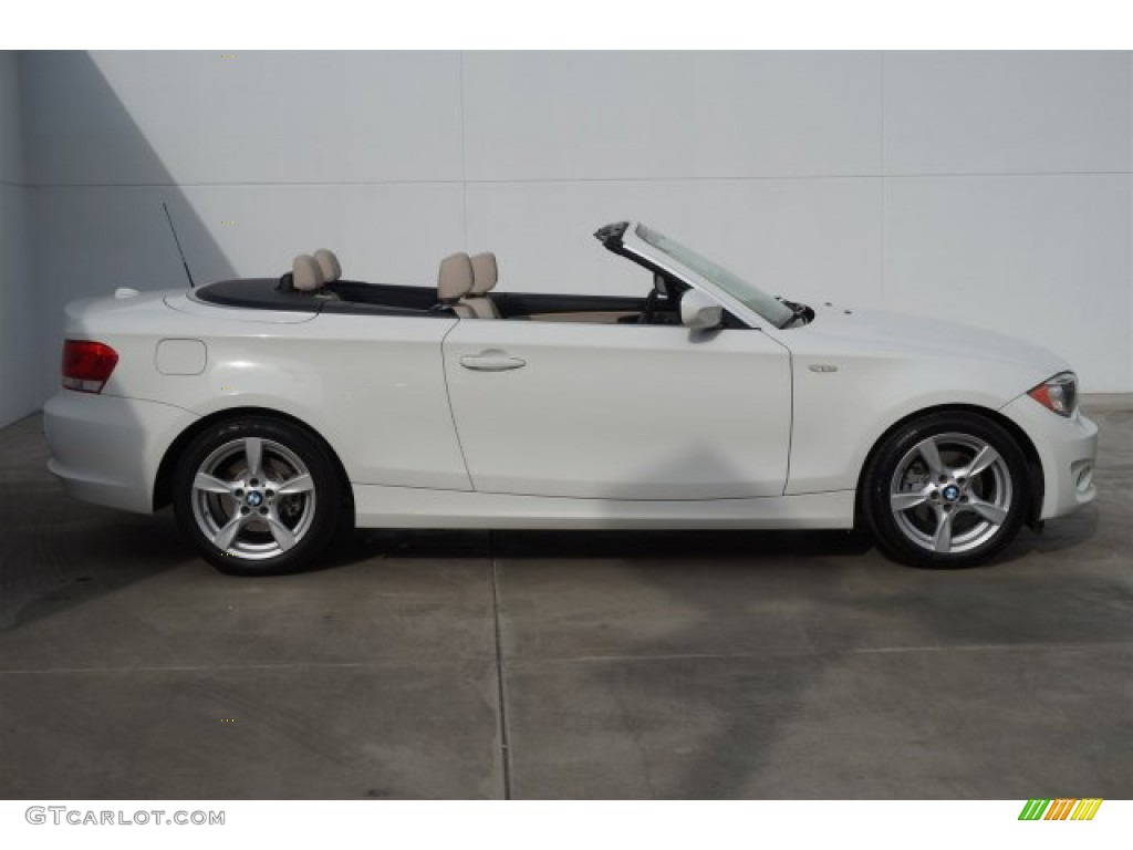 2012 1 Series 128i Convertible - Alpine White / Oyster photo #3
