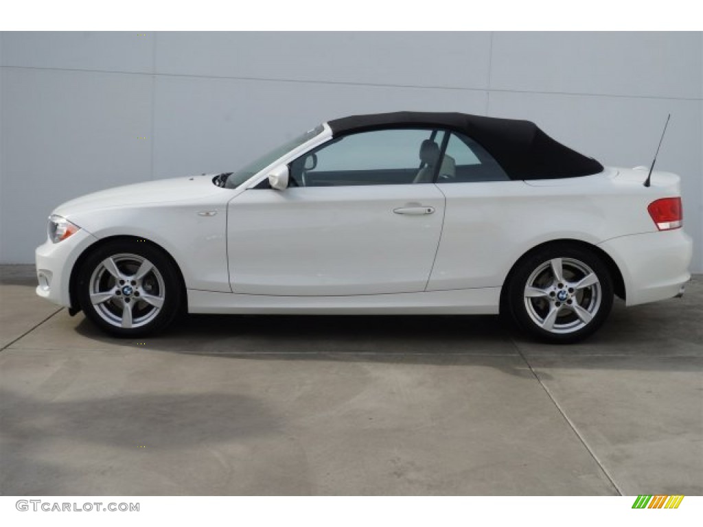 2012 1 Series 128i Convertible - Alpine White / Oyster photo #7
