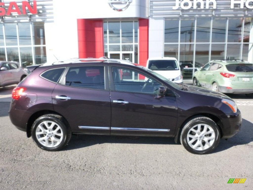 2013 Rogue SL AWD - Black Amethyst / Black photo #2