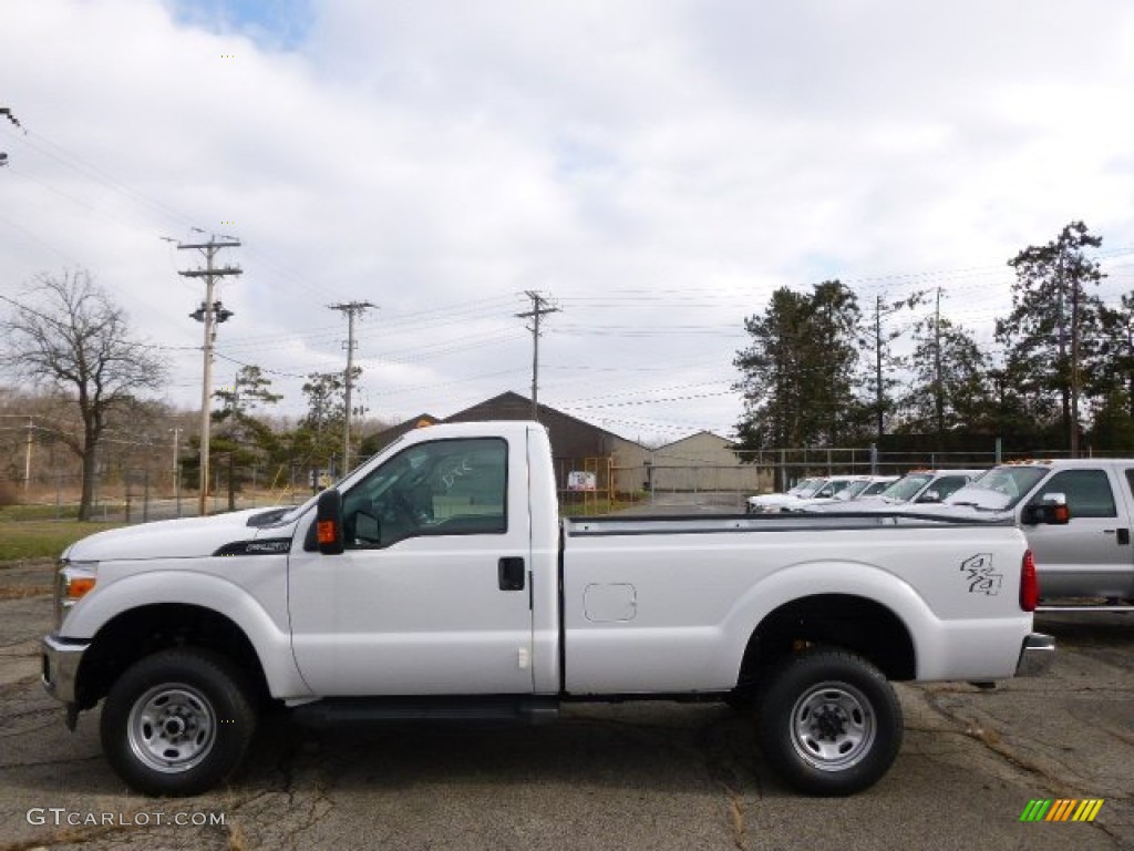 2015 F250 Super Duty XL Regular Cab 4x4 - Oxford White / Steel photo #1