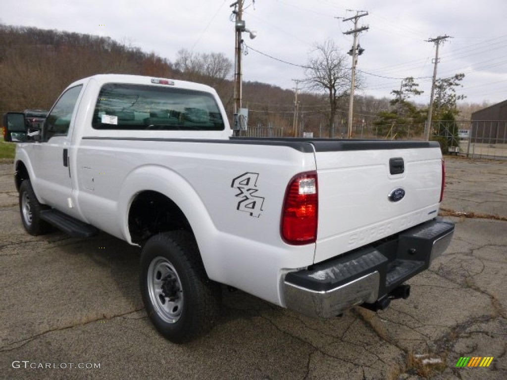 2015 F250 Super Duty XL Regular Cab 4x4 - Oxford White / Steel photo #8