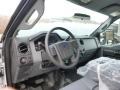 Oxford White - F350 Super Duty XL Regular Cab 4x4 Dump Truck Photo No. 11