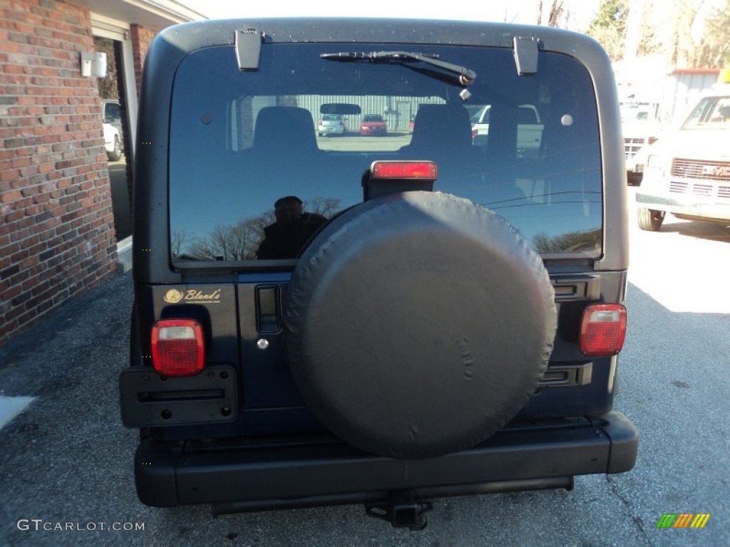 2006 Wrangler Sport 4x4 - Midnight Blue Pearl / Dark Slate Gray photo #21