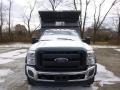 Oxford White - F350 Super Duty XL Regular Cab 4x4 Dump Truck Photo No. 3