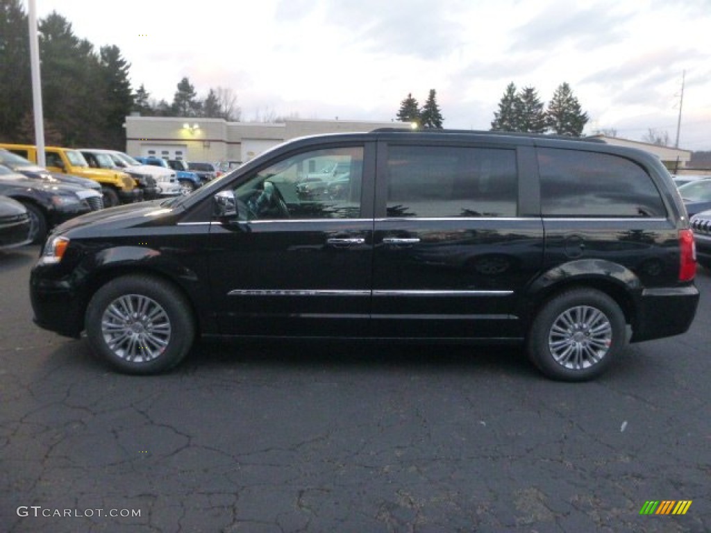 2015 Town & Country Touring-L - Brilliant Black Crystal Pearl / Black/Light Graystone photo #2