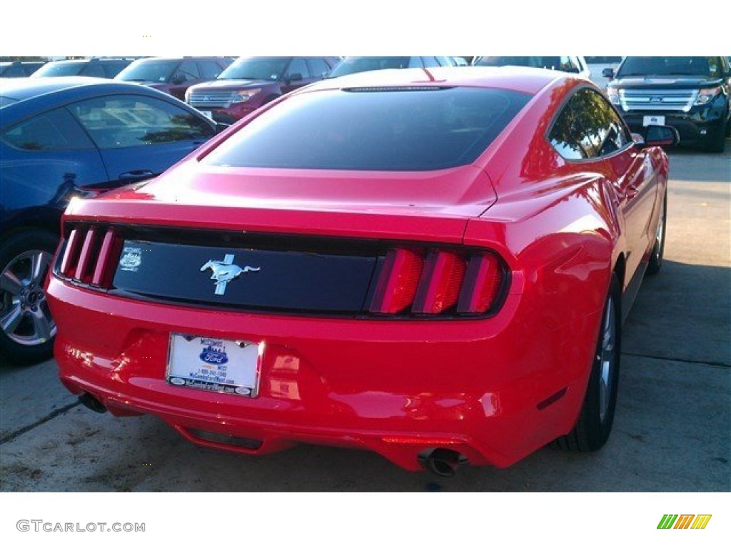 2015 Mustang V6 Coupe - Race Red / Ebony photo #8