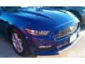 2015 Deep Impact Blue Metallic Ford Mustang V6 Coupe  photo #2