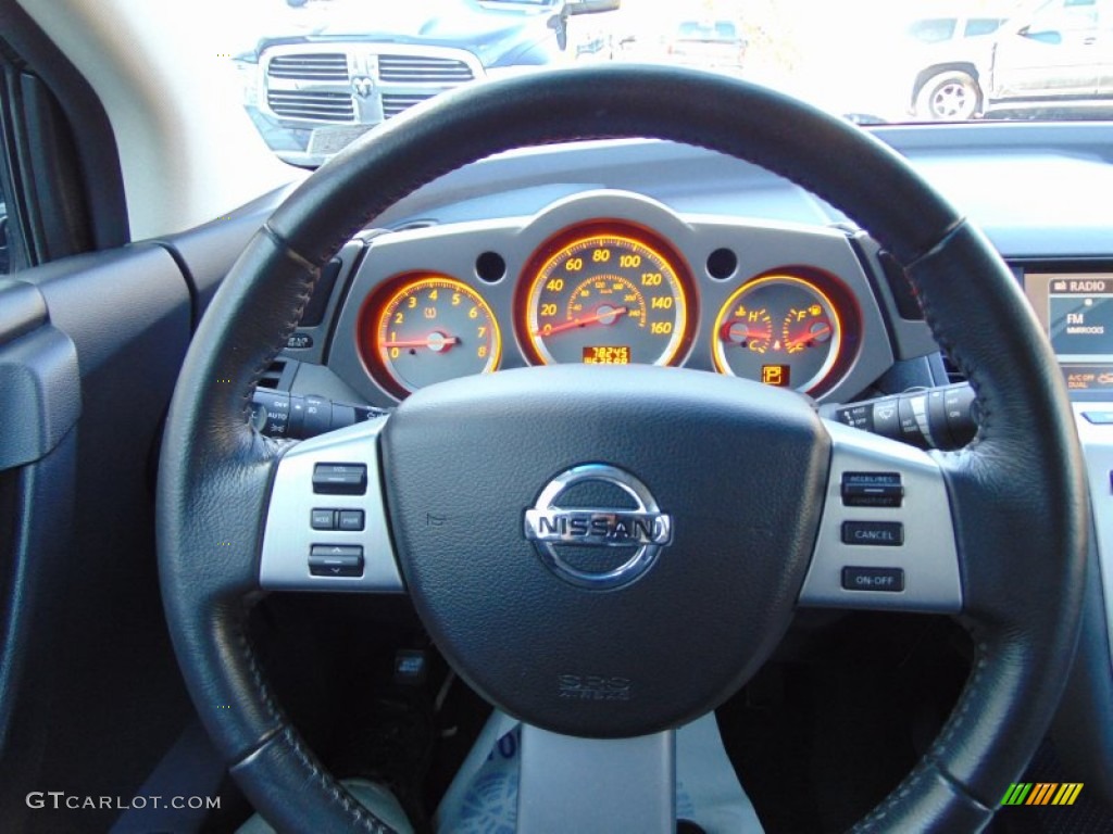 2007 Murano SL AWD - Super Black / Charcoal photo #27