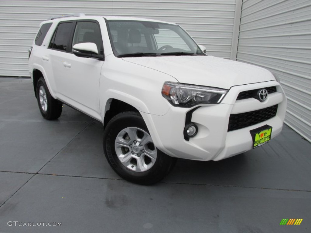 2014 4Runner SR5 - Super White / Black photo #1